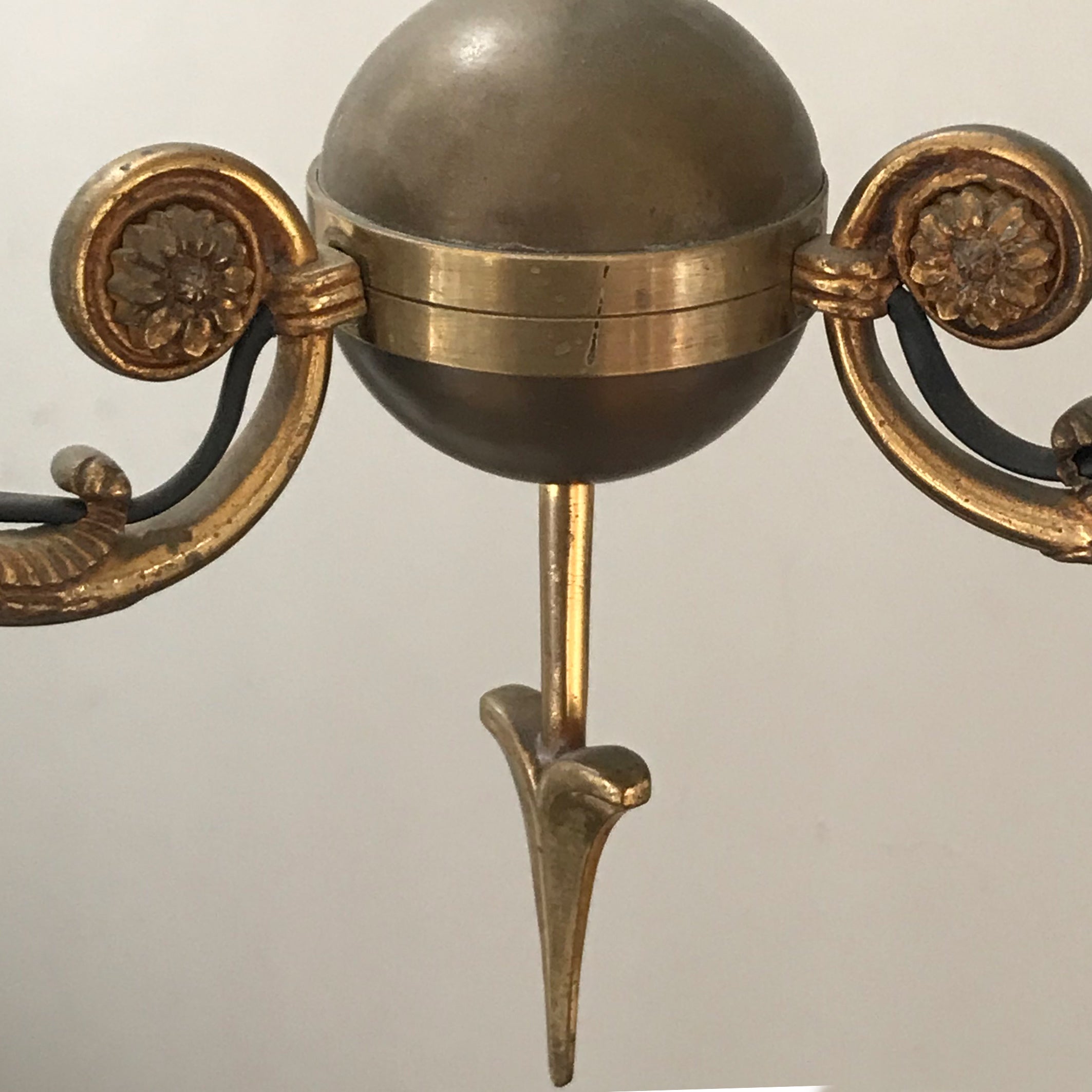 Elegant Empire Style 3 Arm Chandelier