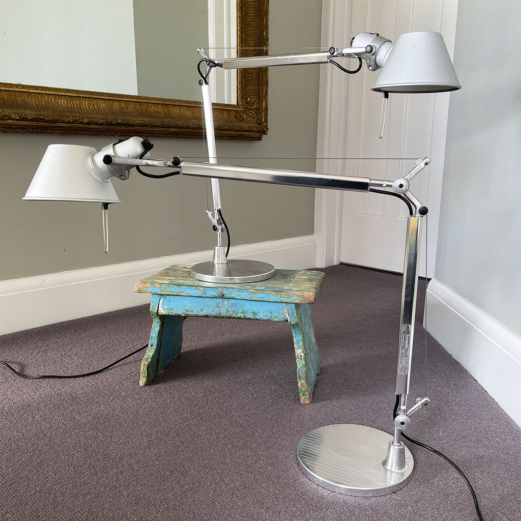 Large Artemide desk lamp by Michele De Lucchi. We have two of these great lamps in stock - SHOP NOW - www.intovintage.co.uk