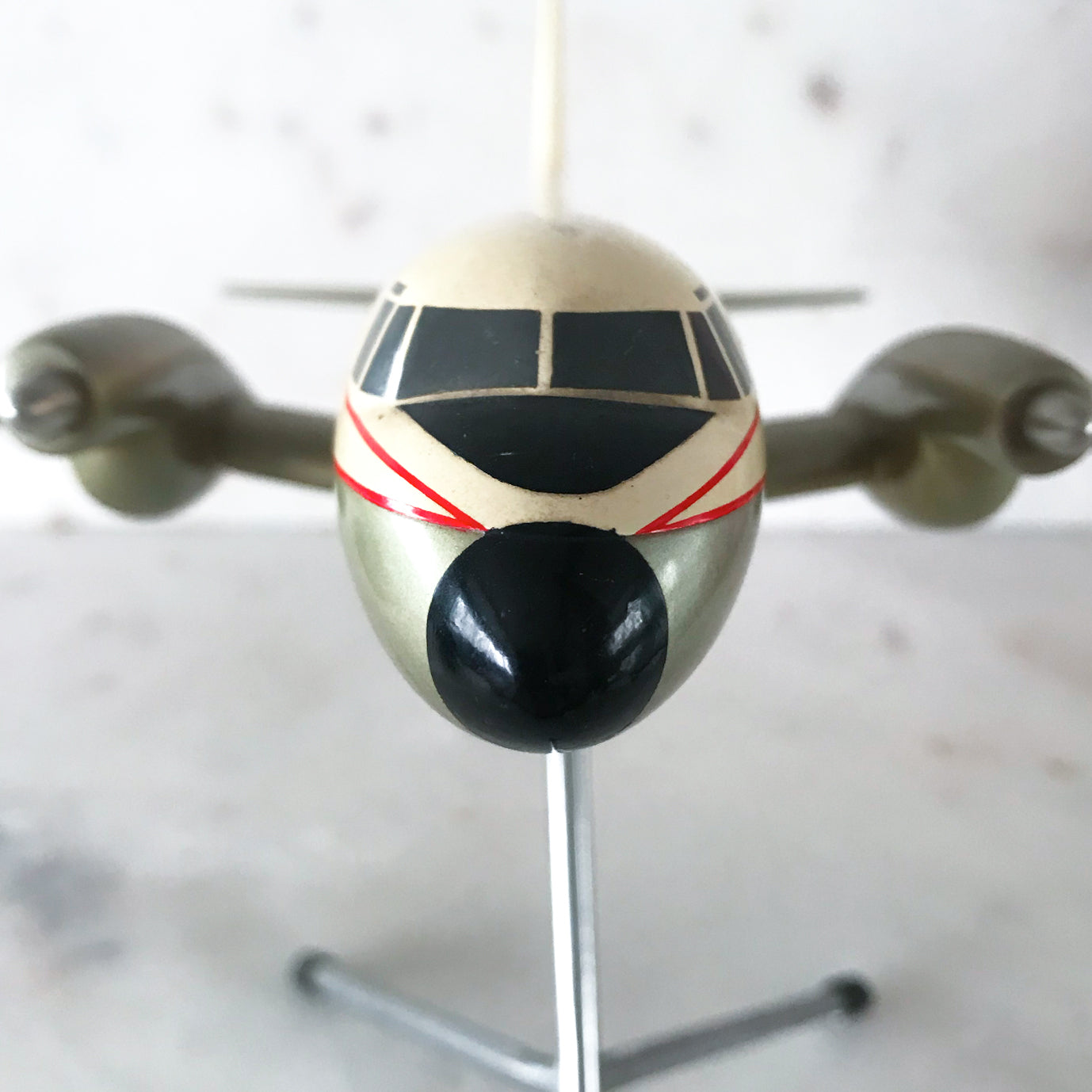 Uber cool Vintage Advertising Display Jet for BKS Air Transport Ltd. This came from the local Southend Airport and would have been displayed in the BKS Flight Office. BKS Air Transport was formed in 1952 and started operations in Feb 1952 as BKS Aerocharter - SHOP NOW -www.intovintage.co.uk