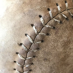 Vintage Leather Softball. Find this and other Beautiful Vintage items for you home at Intovintage.co.uk