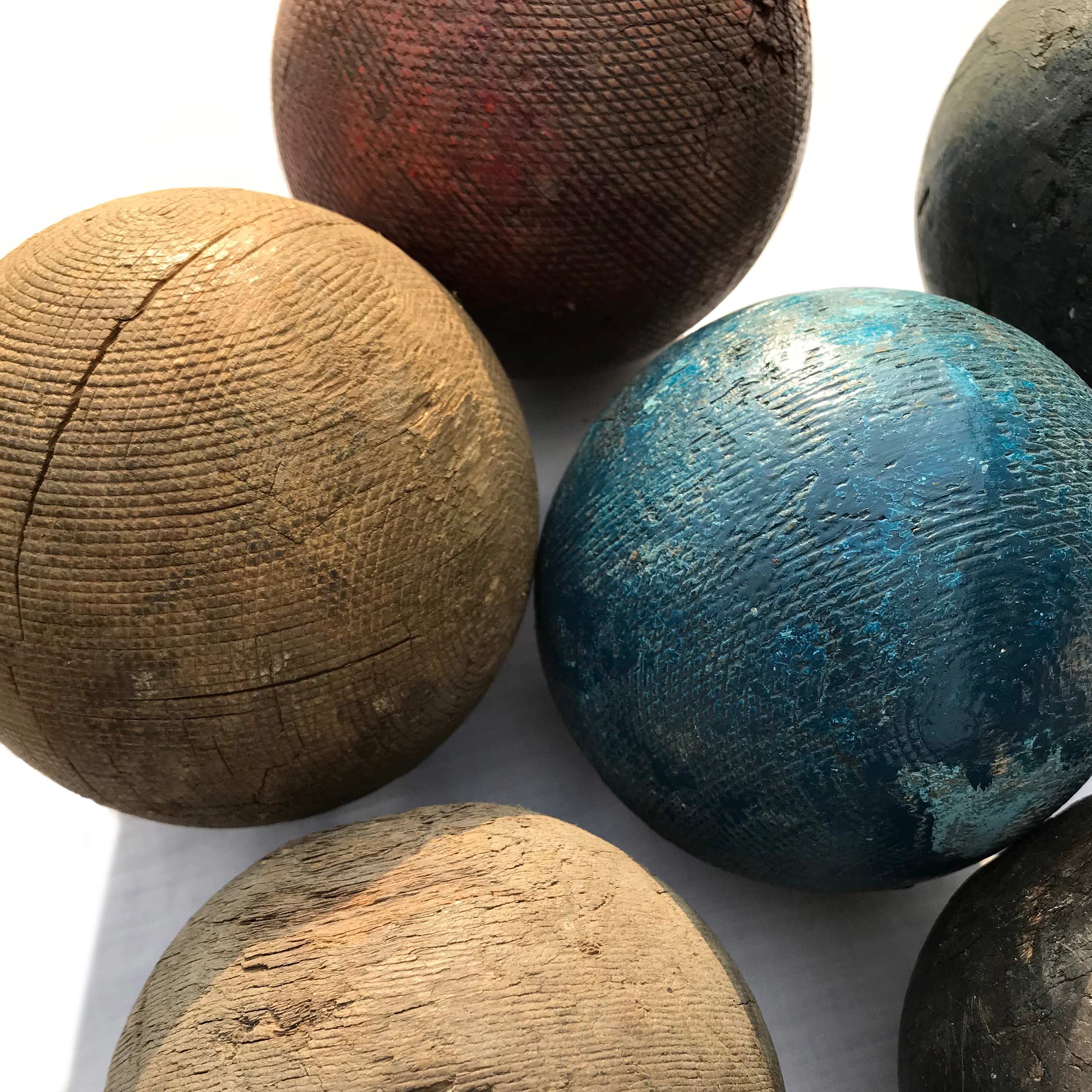 Old Wooden Balls