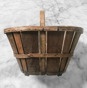 Original Period Devon Stave Basket in wonderful original condition - SHOP NOW - www.intovintage.co.uk