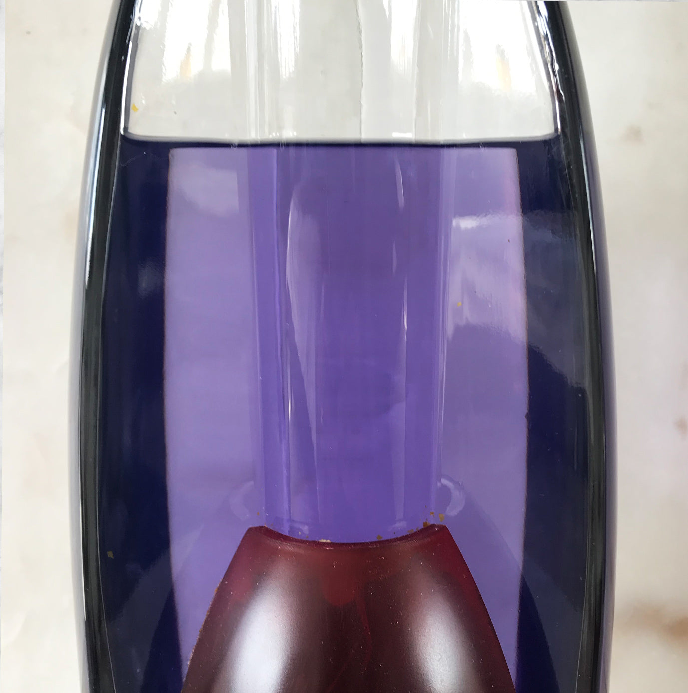 Super large Vintage Factise Bottle for Benetton Tribu. Filled with coloured water, this big bottle would have used for display at a perfume counter or shop window. A great piece to display in the bathroom or on the dressing table - SHOP NOW - www.intovintage.co.uk