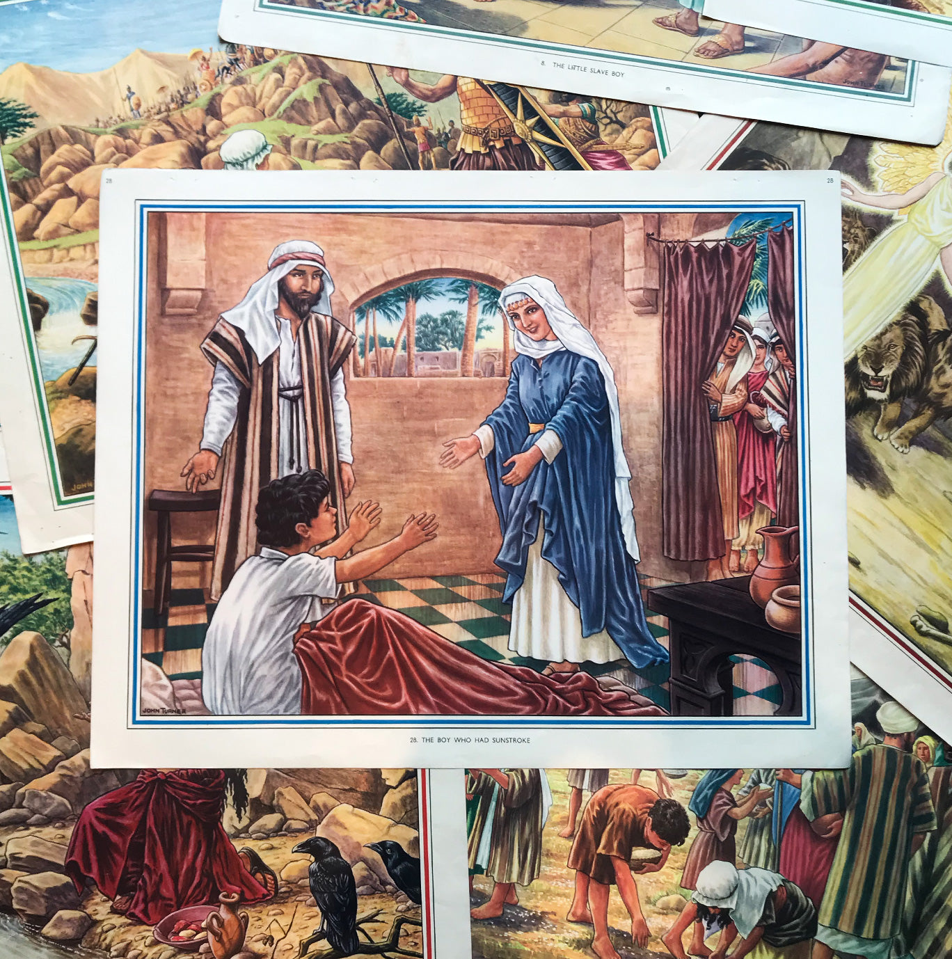 Collection of 20 Enid Blyton Bible Prints