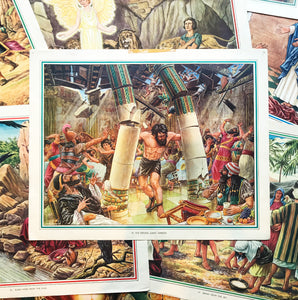 Twenty beautiful, large full colour plates of scenes from the bible. Originally from an Enid Blyton Old Testament Picture box published by MacMilan in 1950. - SHOP NOW - www.intovintage.co.uk