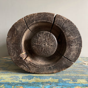 This Milliners Hat Block is a real beauty. Perfectly aged, great colour and oh so tactile.The perfect resting place for resting you hat or cap when not in use - SHOP NOW - www.intovintage.co.uk