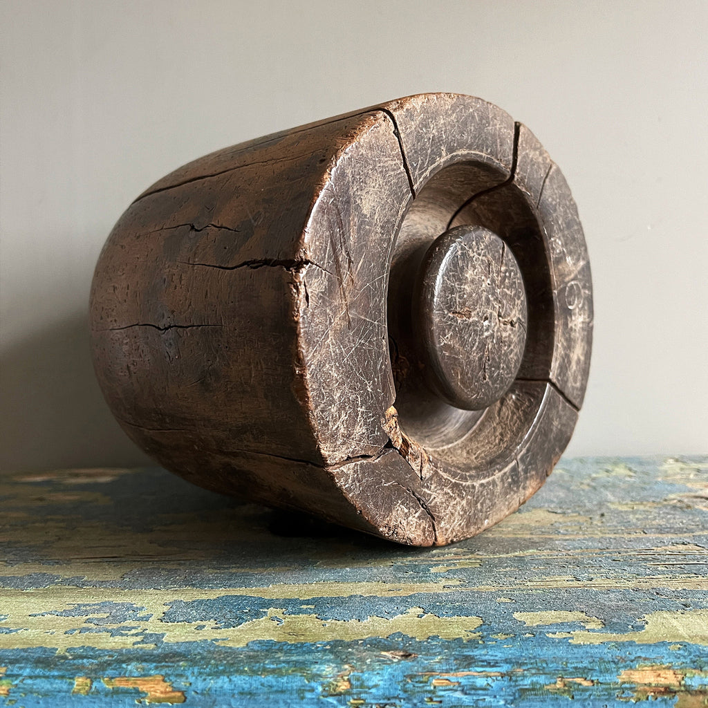 This Milliners Hat Block is a real beauty. Perfectly aged, great colour and oh so tactile.The perfect resting place for resting you hat or cap when not in use - SHOP NOW - www.intovintage.co.uk