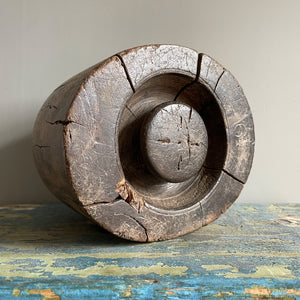 This Milliners Hat Block is a real beauty. Perfectly aged, great colour and oh so tactile.The perfect resting place for resting you hat or cap when not in use - SHOP NOW - www.intovintage.co.uk