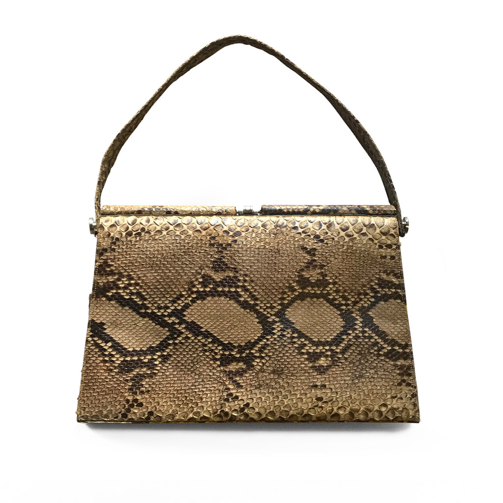 Vintage Snake Skin Handbag. Find this and other Beautiful Vintage Bags & Purses for sale at Intovintage.co.uk.
