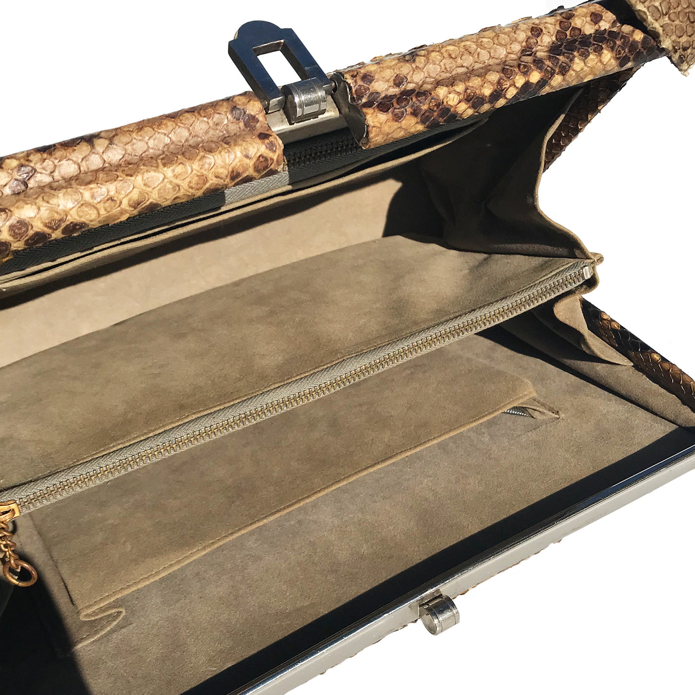 Vintage Snake Skin Handbag. Find this and other Beautiful Vintage Bags & Purses for sale at Intovintage.co.uk.