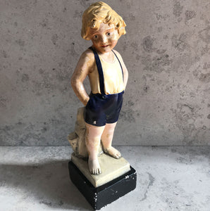 Vintage Chalk Figurine
