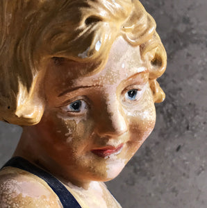 Vintage Chalk Figurine