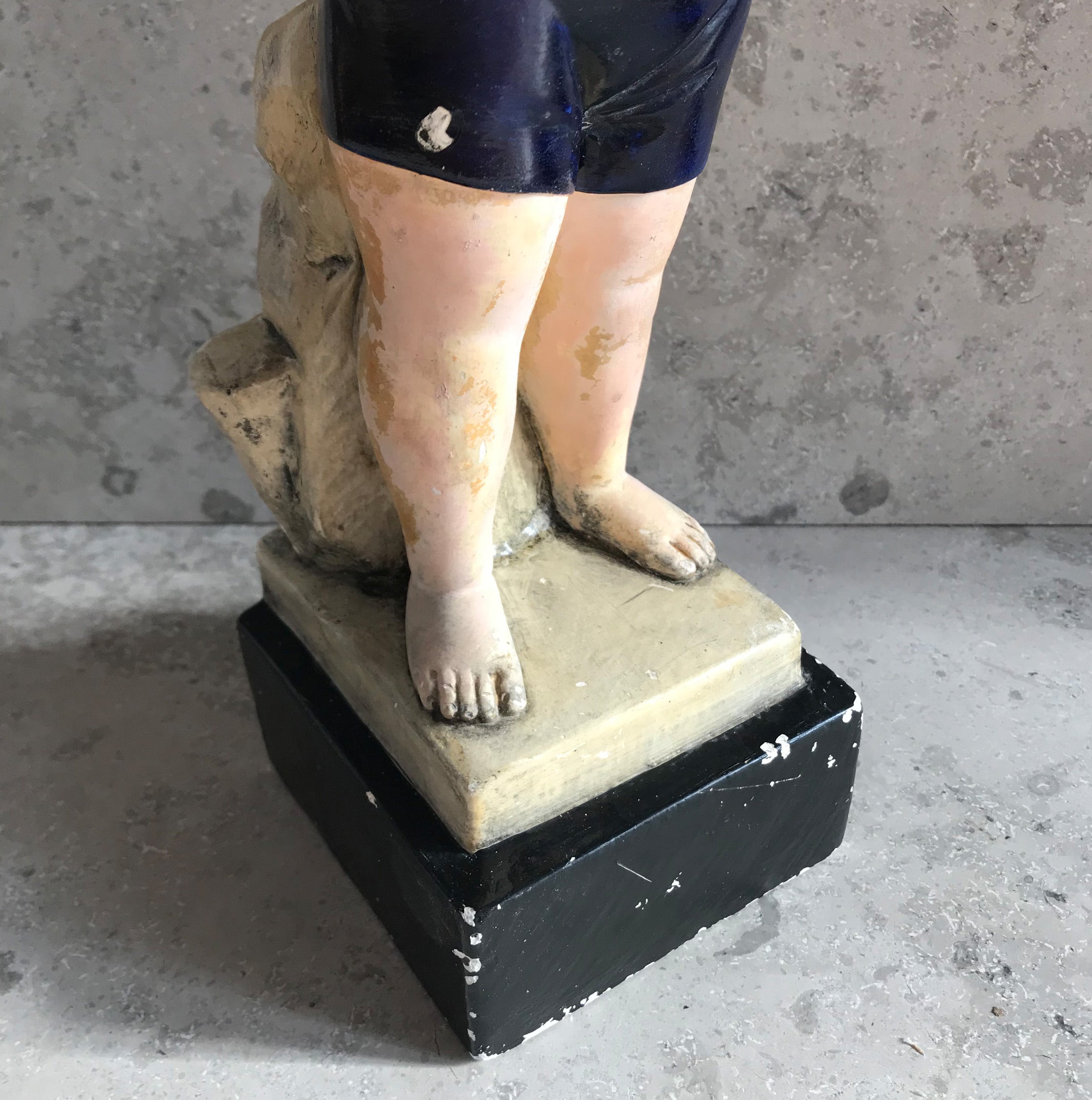 Vintage Chalk Figurine