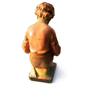 1930's Shop Display Chalk Figure.