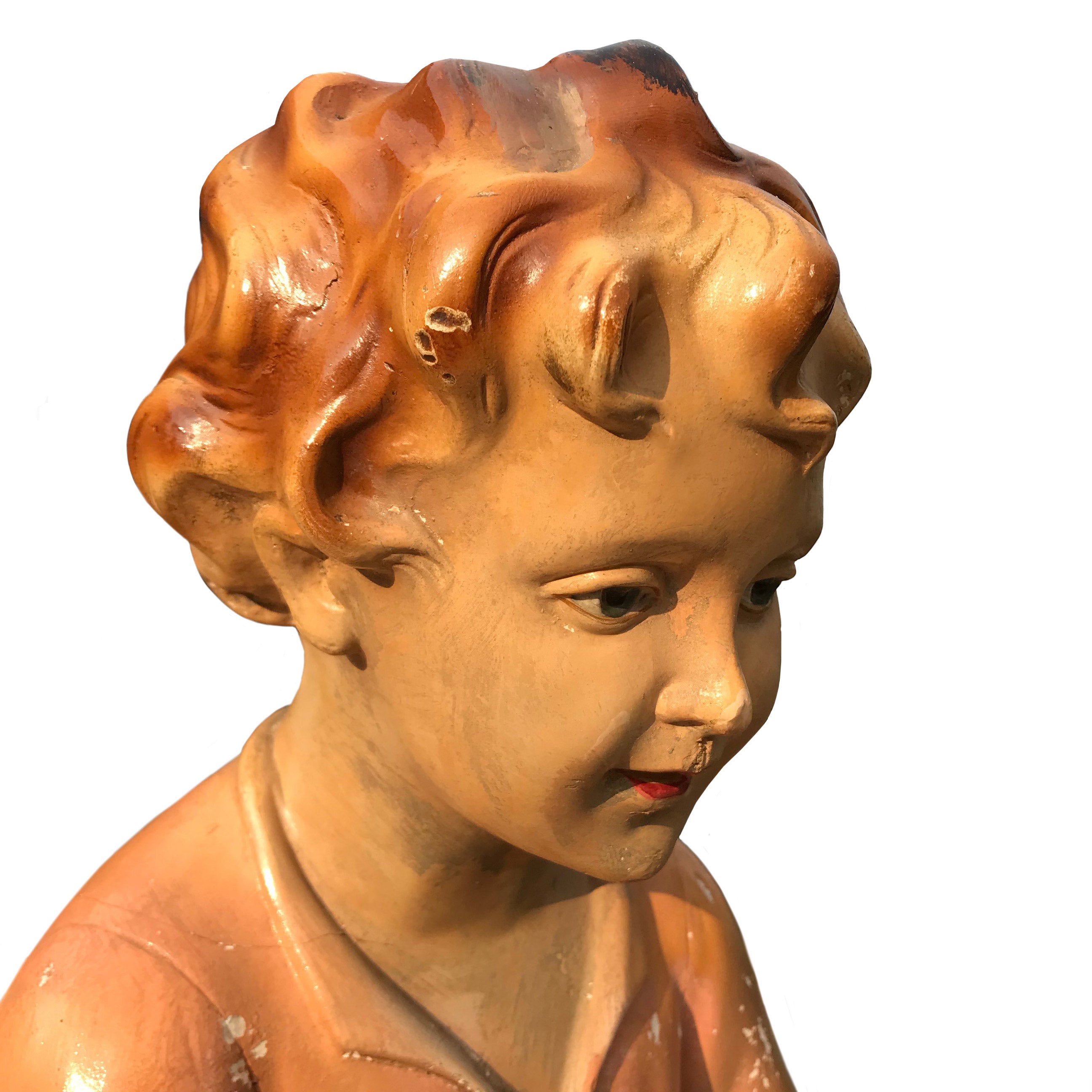 1930's Shop Display Chalk Figure.