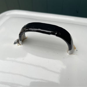 A Vintage Enamel Bread Bin