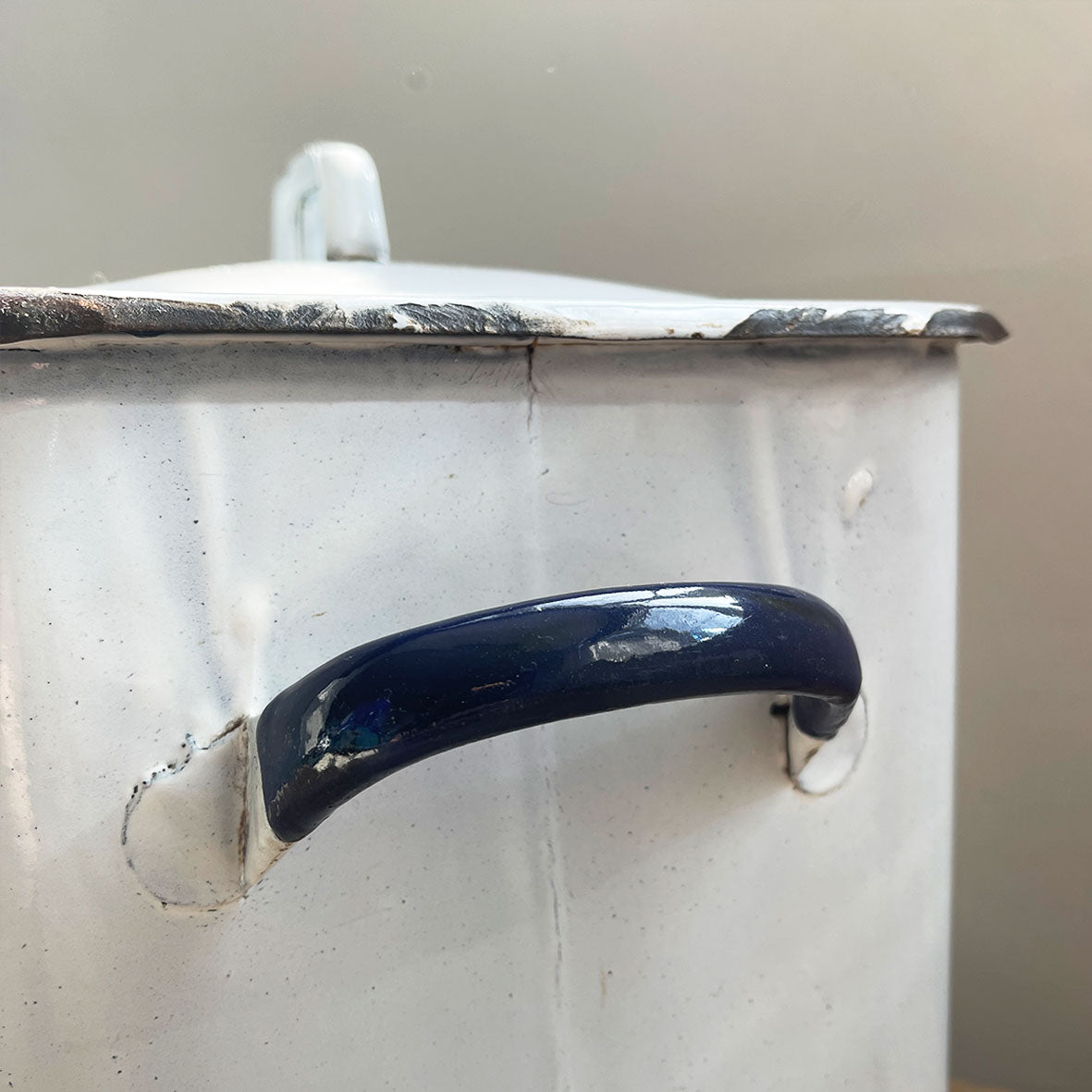 A Vintage Enamel Bread Bin