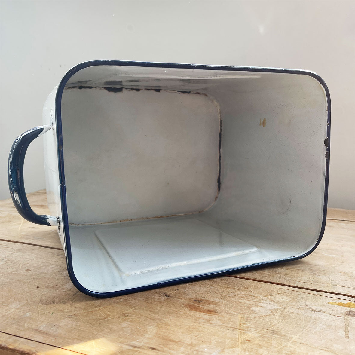 A Vintage Enamel Bread Bin