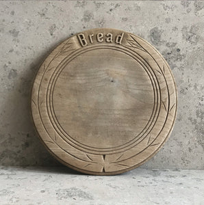 Vintage Carved Bread Board