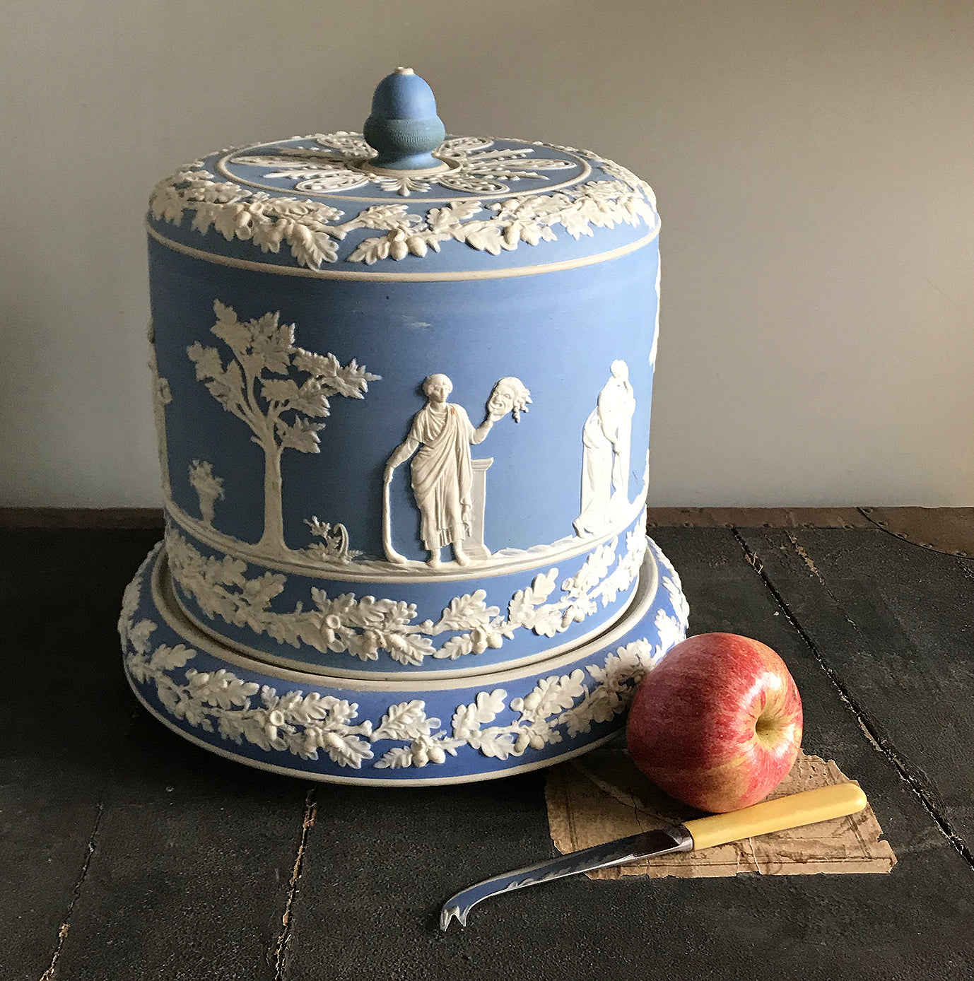 19thC Jasperware Stilton Dish