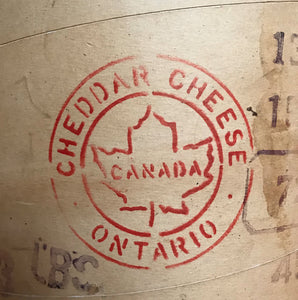 Large Vintage Canadian Cheese box