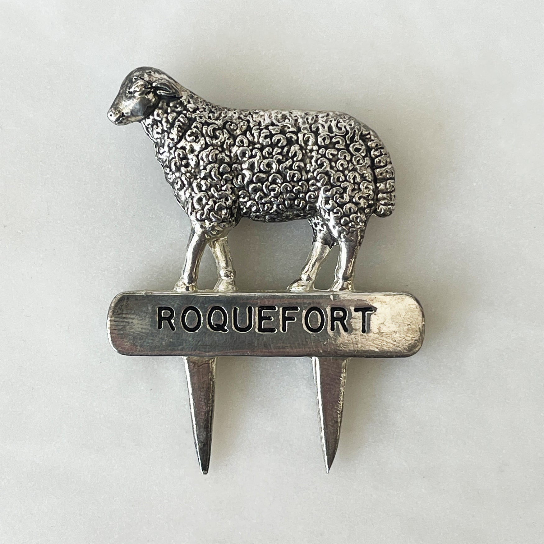 A Pair of Vintage French Cheese Markers