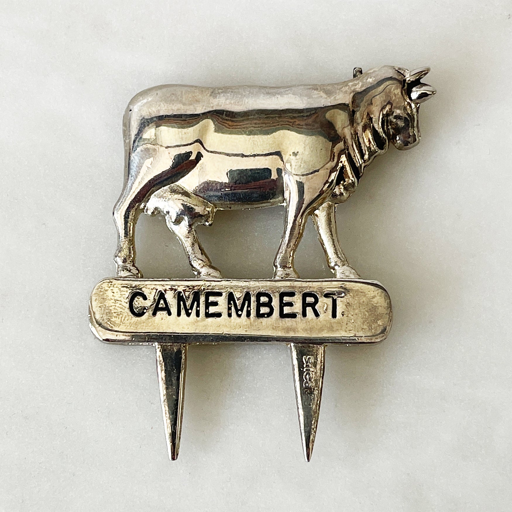 A Pair of Vintage French Cheese Markers