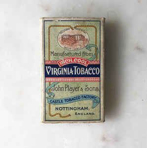 A snap shot of the early 20th century, these vintage cigarette packs are decorated with fantastic typography and imagery - SHOP NOW -  www.intovintage.co.uk