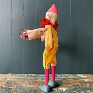Vintage Cymbal Playing Clown