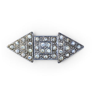 Nice, simple and elegant deco dress buckle - SHOP NOW - www.intovintage.co.uk