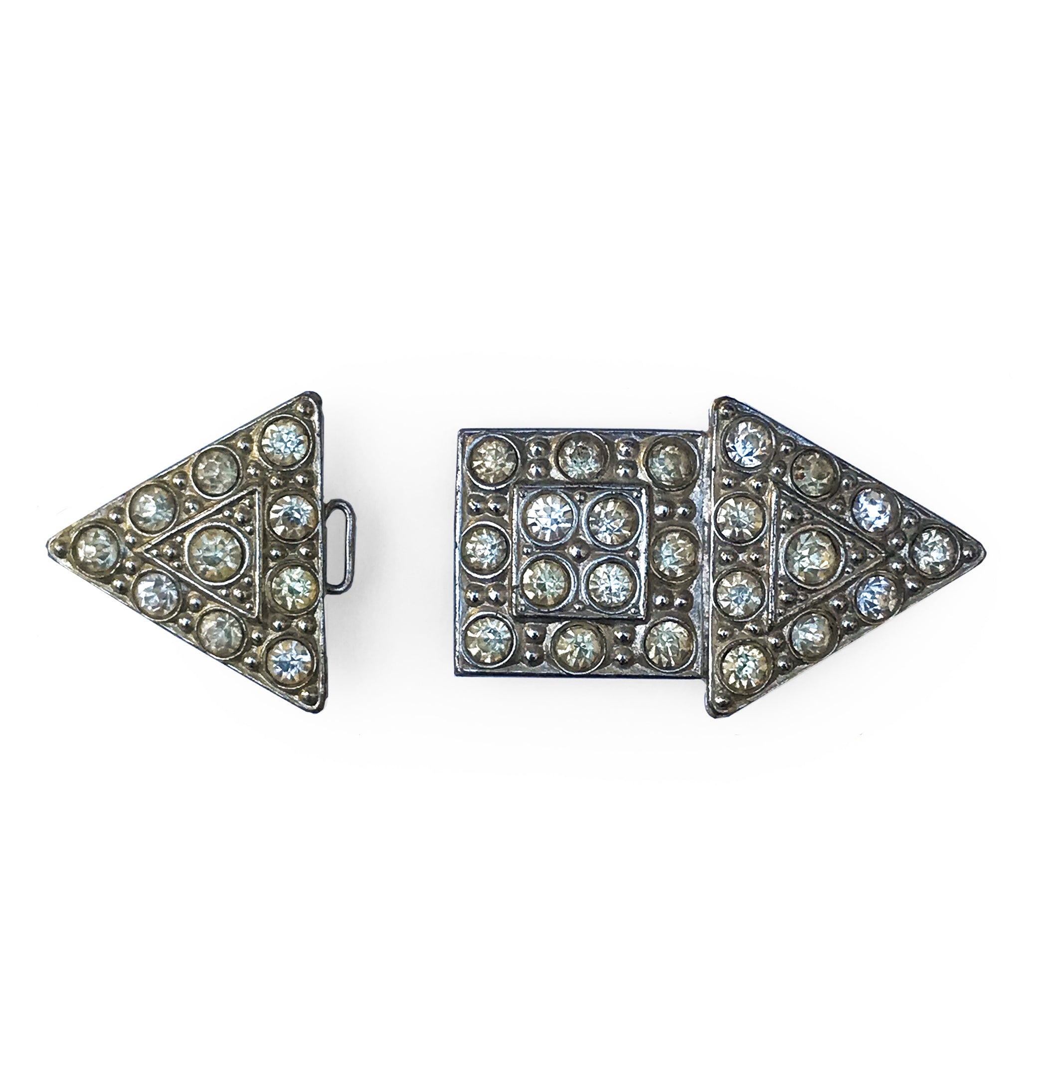 Nice, simple and elegant deco dress buckle - SHOP NOW - www.intovintage.co.uk