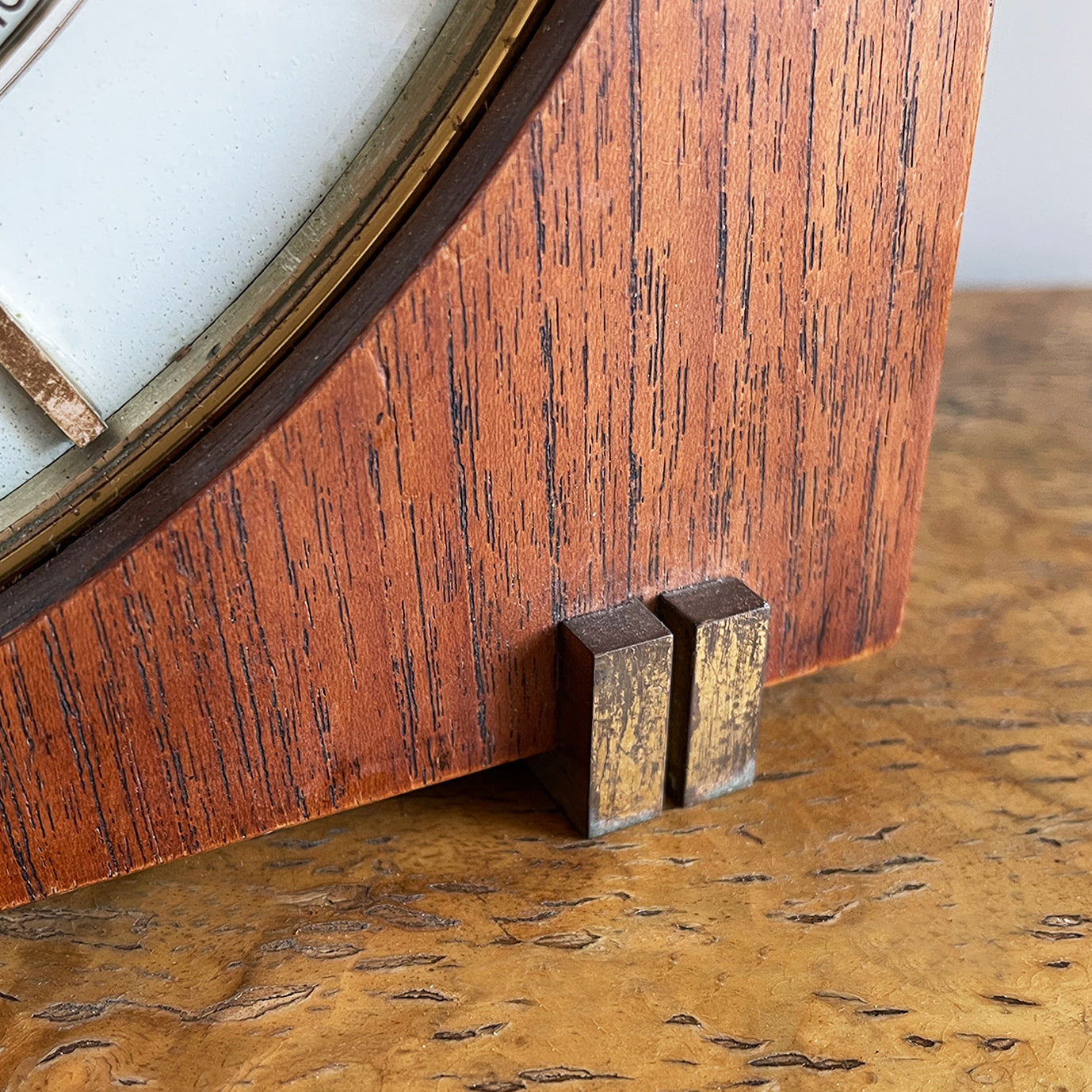 A vintage 1960s Teak XXL Kienzle Worldtimer