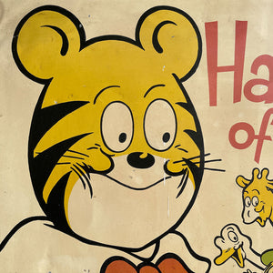 A Vintage Tin Comic Advertising Sign