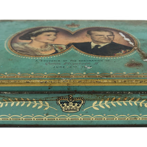 Nicely aged with a wonderful vintage colour, commemorating Elizabeth II's Coronation on June 2nd 1953 - SHOP NOW - www.intovintage.co.uk