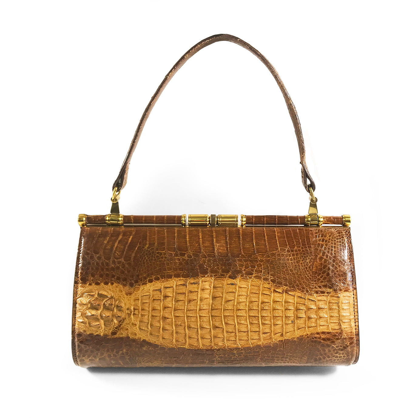 Vintage Croc Skin Bag