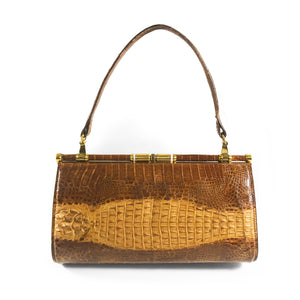 Vintage Croc Skin Bag