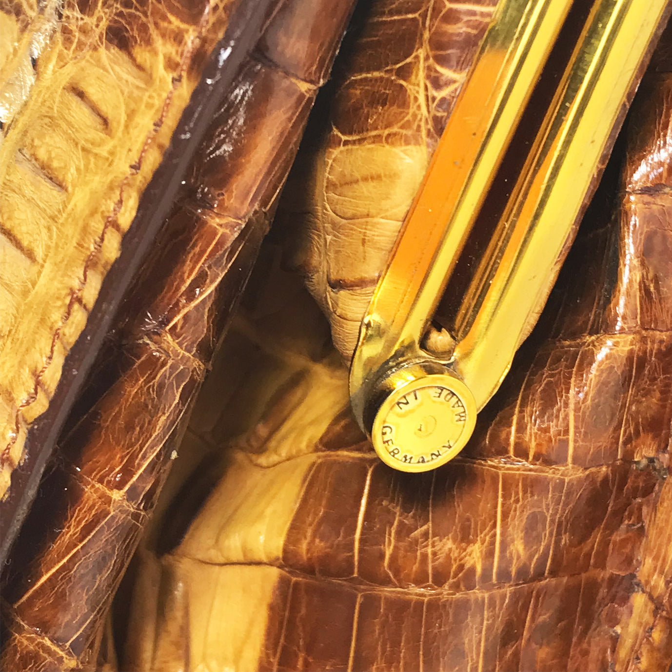 Vintage Croc Skin Bag. Find this and other Beautiful Vintage Bags & Purses for sale at Intovintage.co.uk.