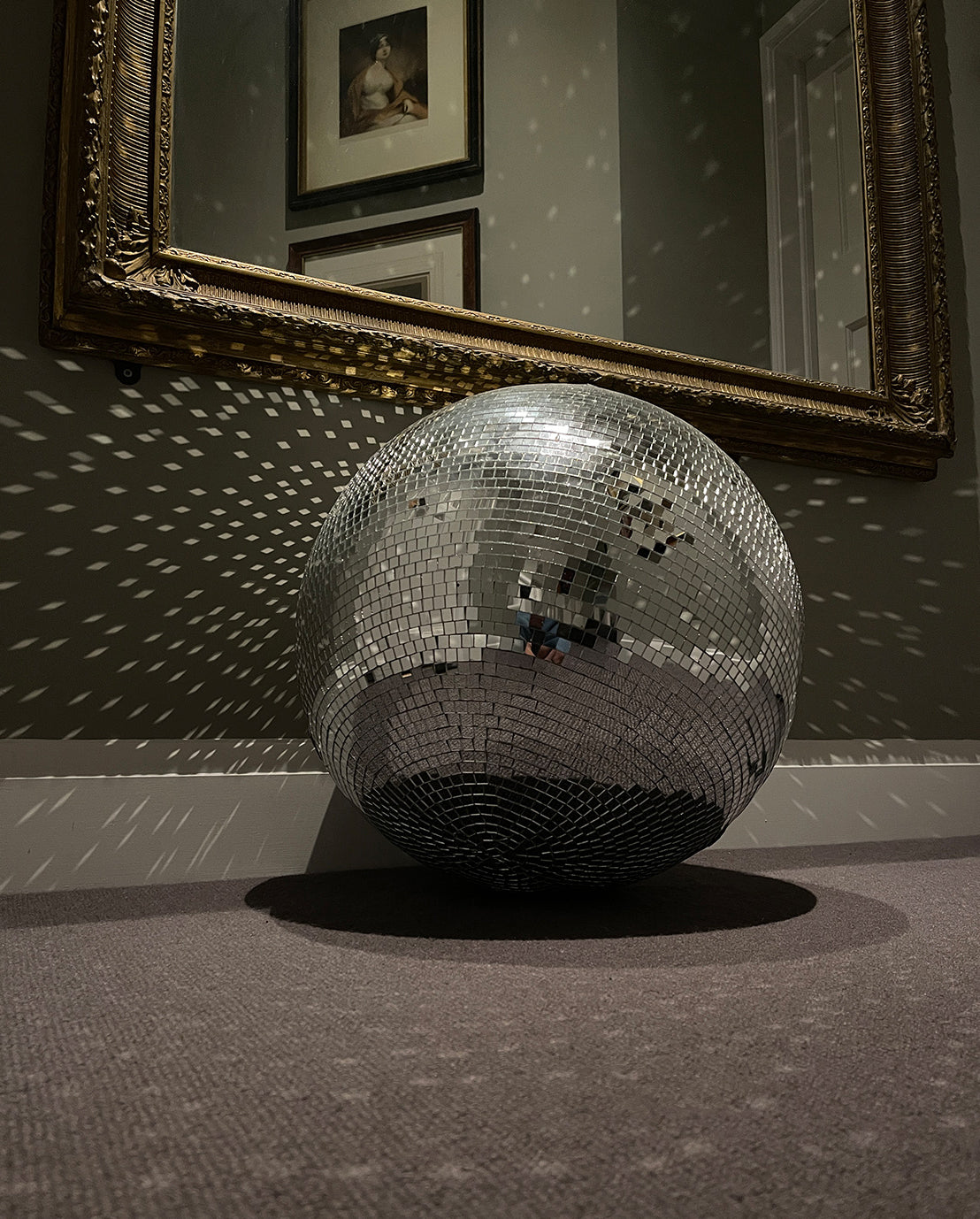 Large Vintage Disco Ball that will light up any room with a dancing extravaganza of 1000's of reflected squares of light creating that ultimate 70's disco feel! - SHOP NOW - www.intovintage.co.uk