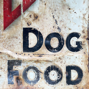 The 'Perfect' vintage Melox Dog Food tin sign with a fantastic patina. Good size, not too big and not too small. A great piece for the wall if you are a dog lover! SHOP NOW - www.intovintage.co.uk