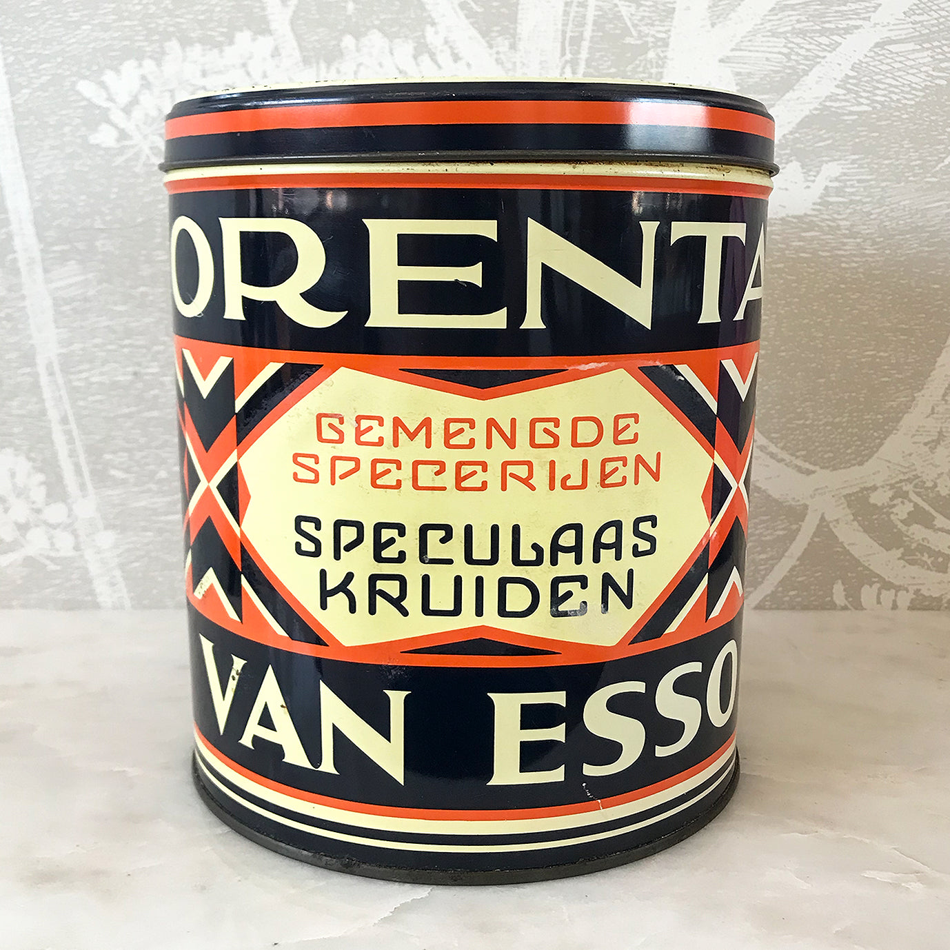 Large Vintage Dutch Spice Tin