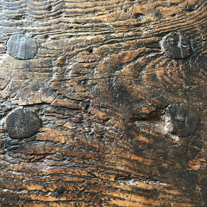 A very old Antique hand carved Elm Milking Stool with wonder colour and wear to the woods surface. Very solid and sitting on four tapered straight edged legs. The seat itself has a great depth to it with pegs and driven wedges. A beautiful piece -SHOP NOW - www.intovintage.co.uk
