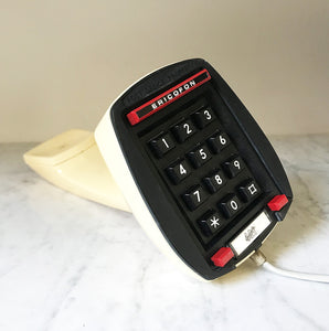 Classic cool 70's Ericofon Cobra 700 electronic one piece push button telephone would look fab as a display piece or you could get it converted for use with today's telephone system - SHOP NOW - www.intovintage.co.uk
