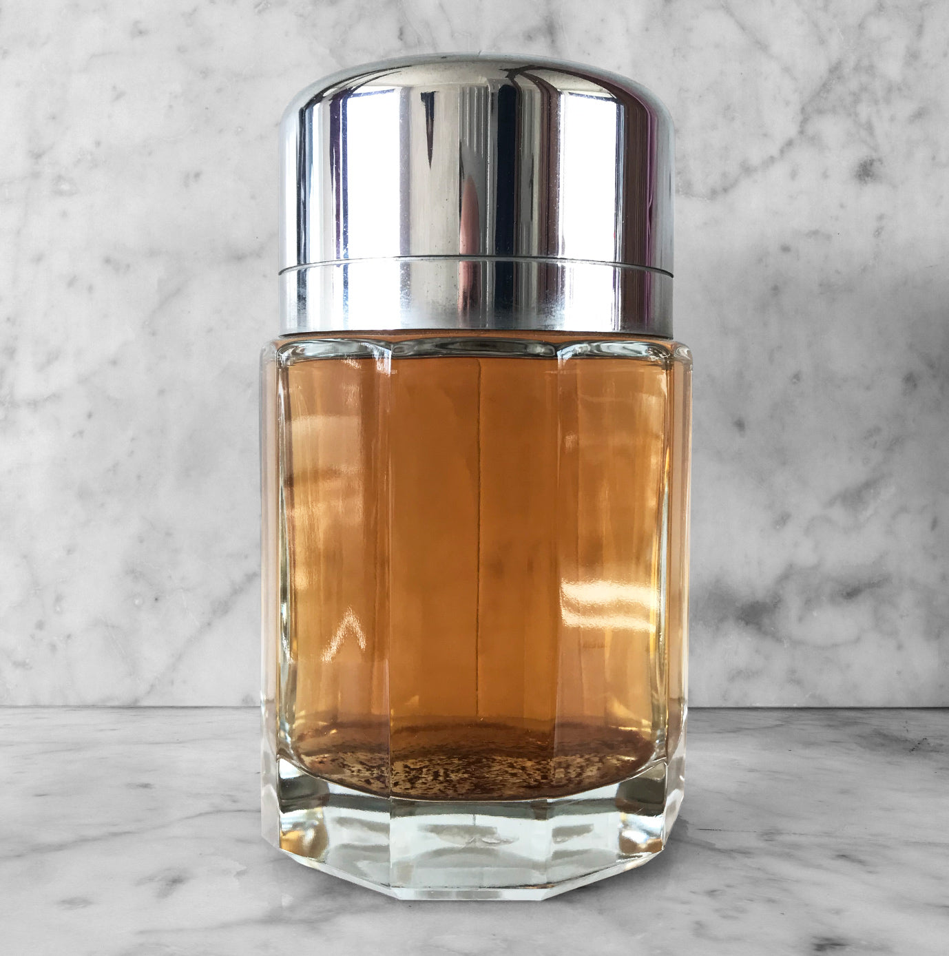 Super large Vintage Factise Bottle for Benetton Tribu. Filled with coloured water, this big bottle would have used for display at a perfume counter or shop window. A great piece to display in the bathroom or on the dressing table - SHOP NOW - www.intovintage.co.uk