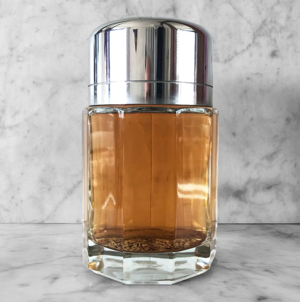 Super large Vintage Factise Bottle for Benetton Tribu. Filled with coloured water, this big bottle would have used for display at a perfume counter or shop window. A great piece to display in the bathroom or on the dressing table - SHOP NOW - www.intovintage.co.uk