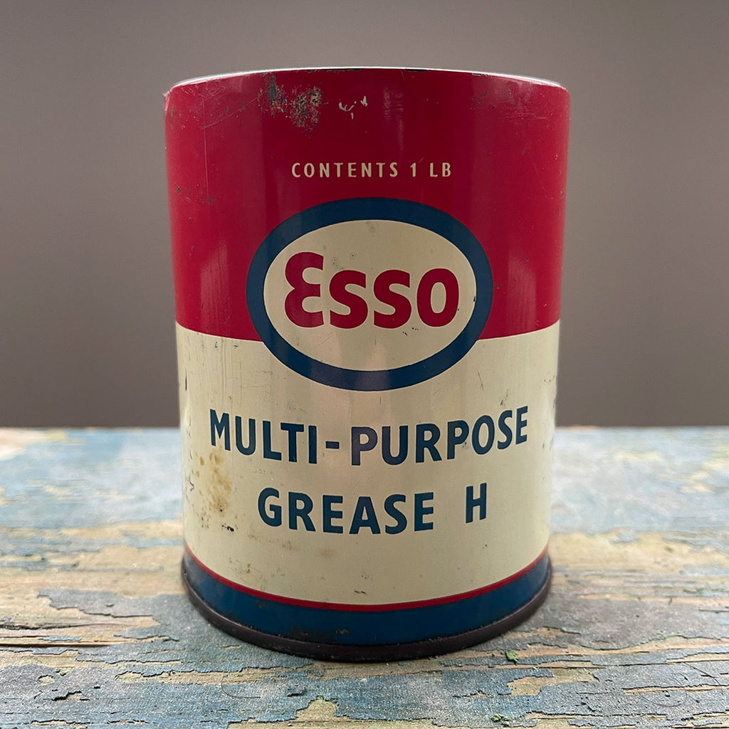 A Vintage Esso Multi-Purpose Grease Tin - SHOP NOW - www.intovintage.co.uk