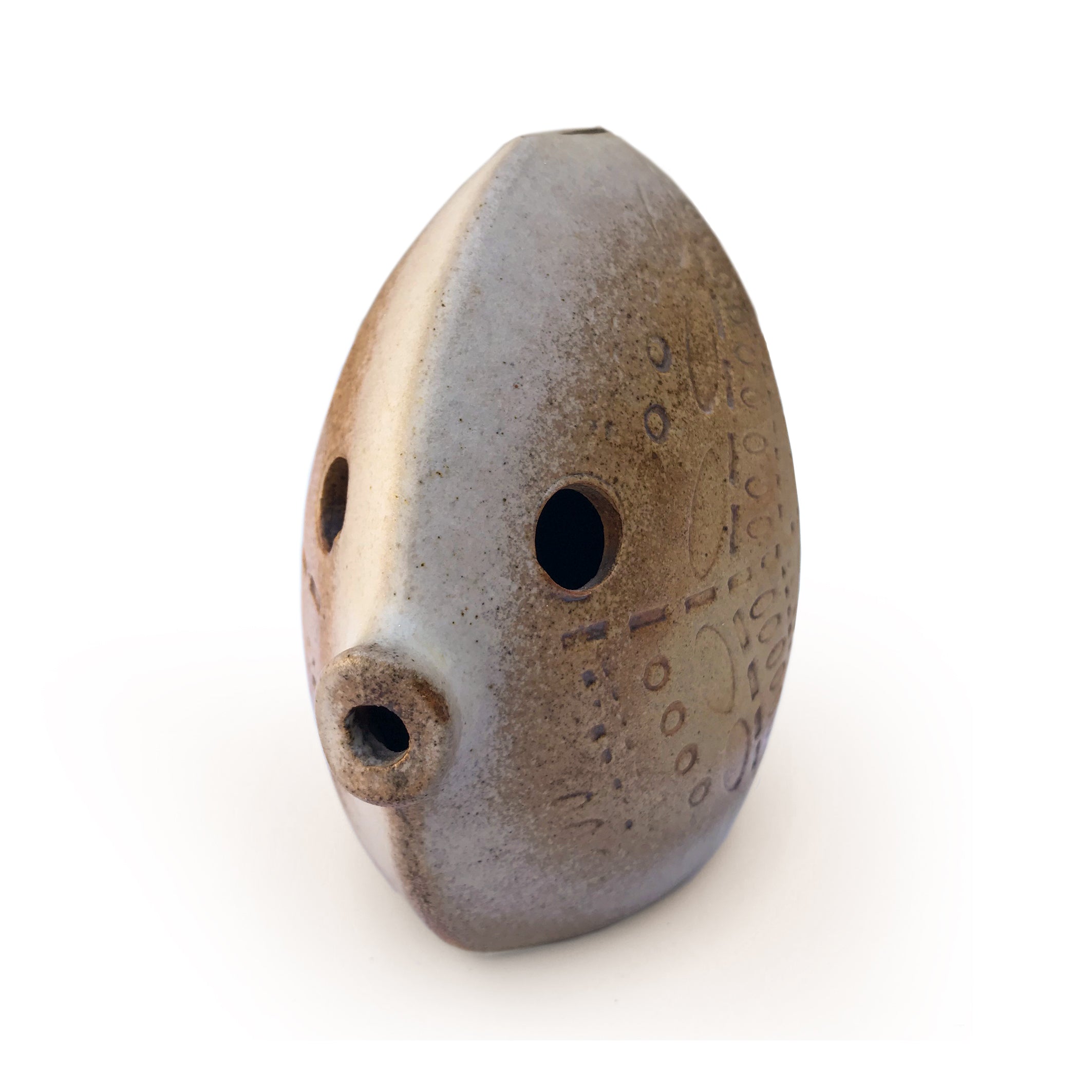 Studio Pottery Fish Money Box