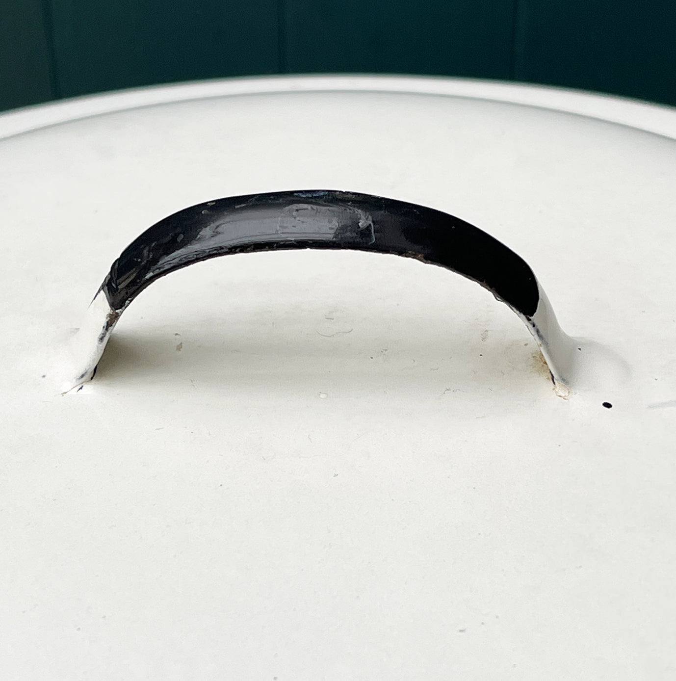 A Vintage Enamel Flour Bin with original 'Tubular Brands' manufacturer sticker. It has great typography to the front. Good looking and very practical if you love to cook - SHOP NOW - www.intovintage.co.uk