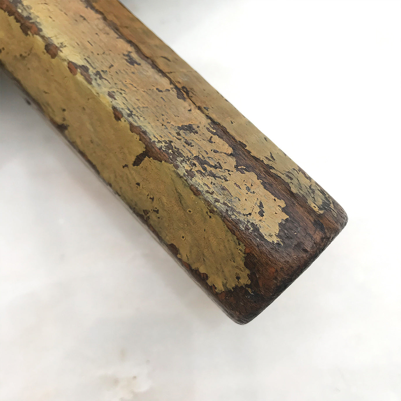 Vintage Scratch Built Football Clacker Rattle. Finished in a wonderfully aged paint finish with lots of match wear! Probably used to cheer on our local side Southend United (The Shrimpers!) - SHOP NOW - www.intovintage.co.uk