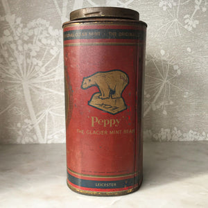 Fox's Glacier Mints Shop Tin in Good Condition with fantastic graphics and great patina. Good clean piece - SHOP NOW - www.intovintage.co.uk