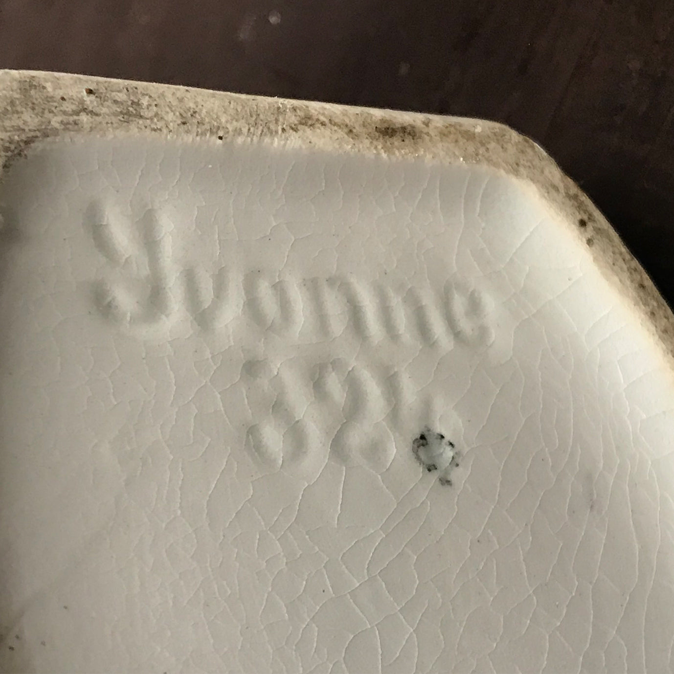 Pair of vintage 'Yvonne' French storage jars - SHOP NOW - www.intovintage.co.uk